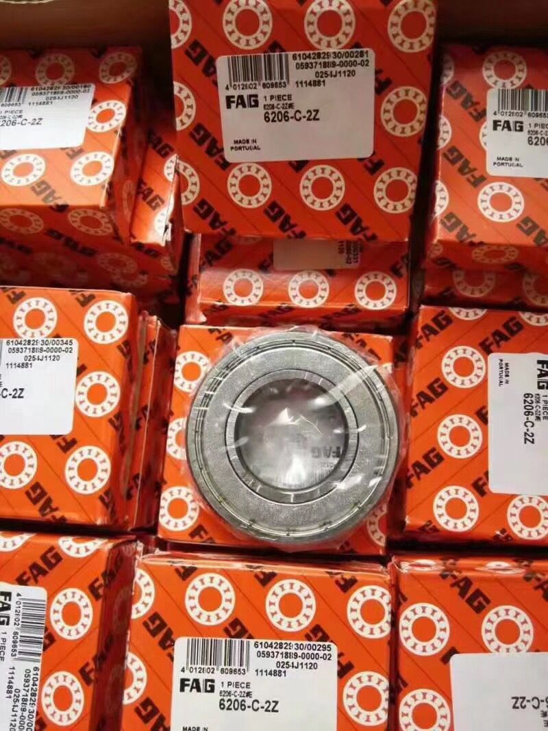 Original FAG deep groove ball bearing 6206-C-2Z