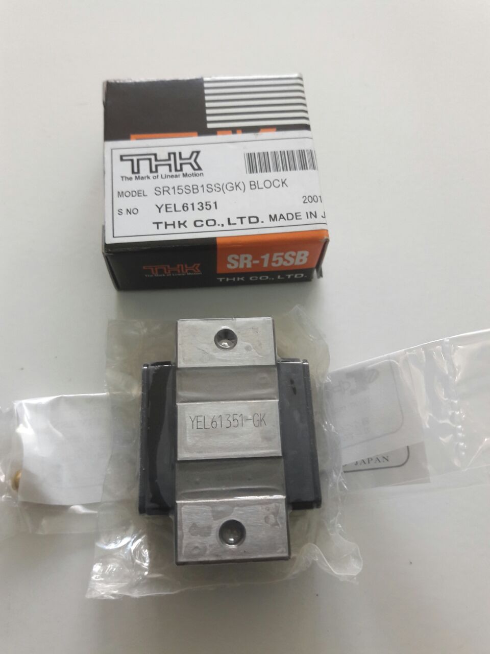 SR-15SB Original THK Linear motion guide SR15SB