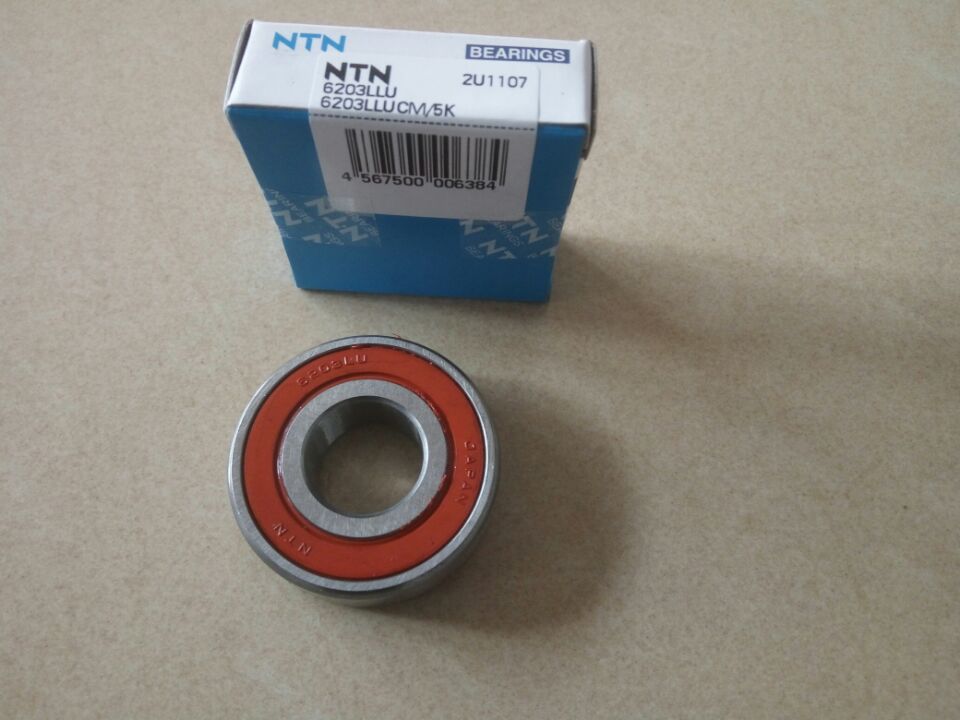 Hot sale NTN deep groove ball bearing 6203LLU