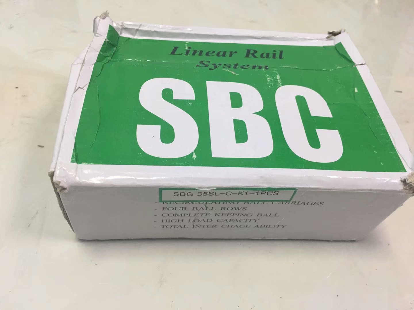 SBC linear guide bearing block SBG35FL SBG35FLL