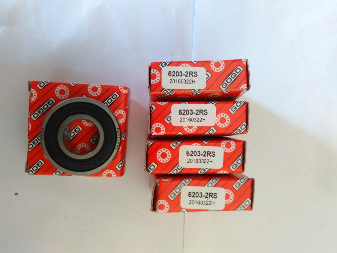 China factory QOQO deep groove ball bearing 6203-2RS